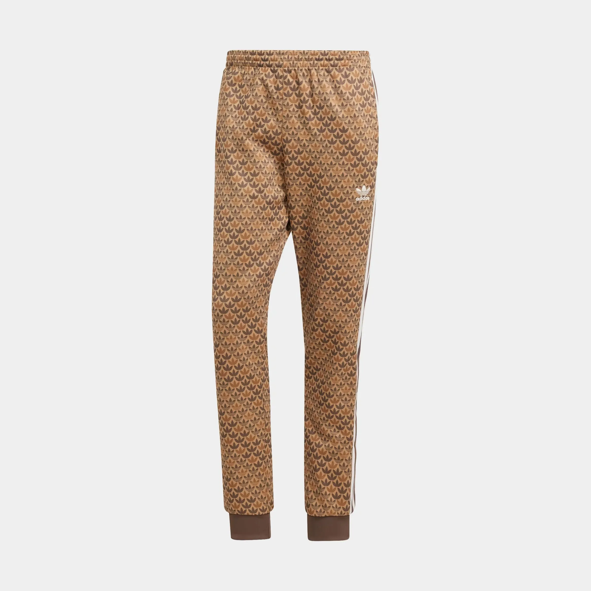 SSTR Classic Mono Mens Track Pants (Brown/White)