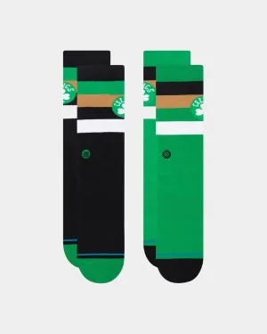 Stance X NBA Boston Celtics St Crewcut Socks 2 Pack Green