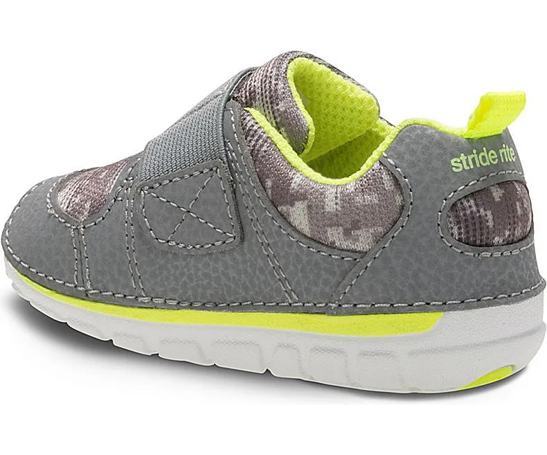 Stride Rite Grey Ripley Soft Motion Baby Sneaker