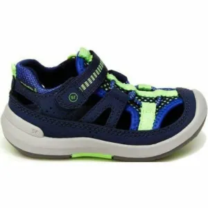 Stride Rite Infant/Toddler Boys SRT Stretch Wade Sandal Velcro Navy