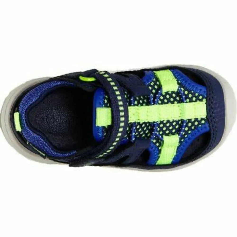 Stride Rite Infant/Toddler Boys SRT Stretch Wade Sandal Velcro Navy