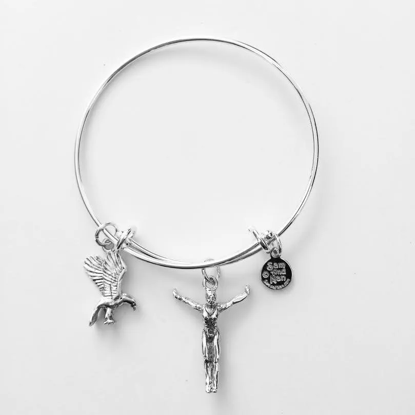 Swim Charm Bangle Bracelet