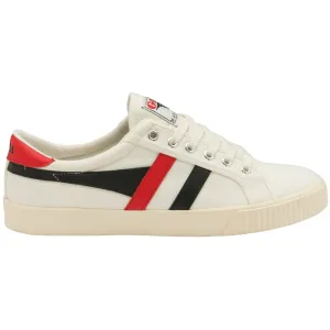 Tennis Mark Cox Trainer (Off White   Black   Red)