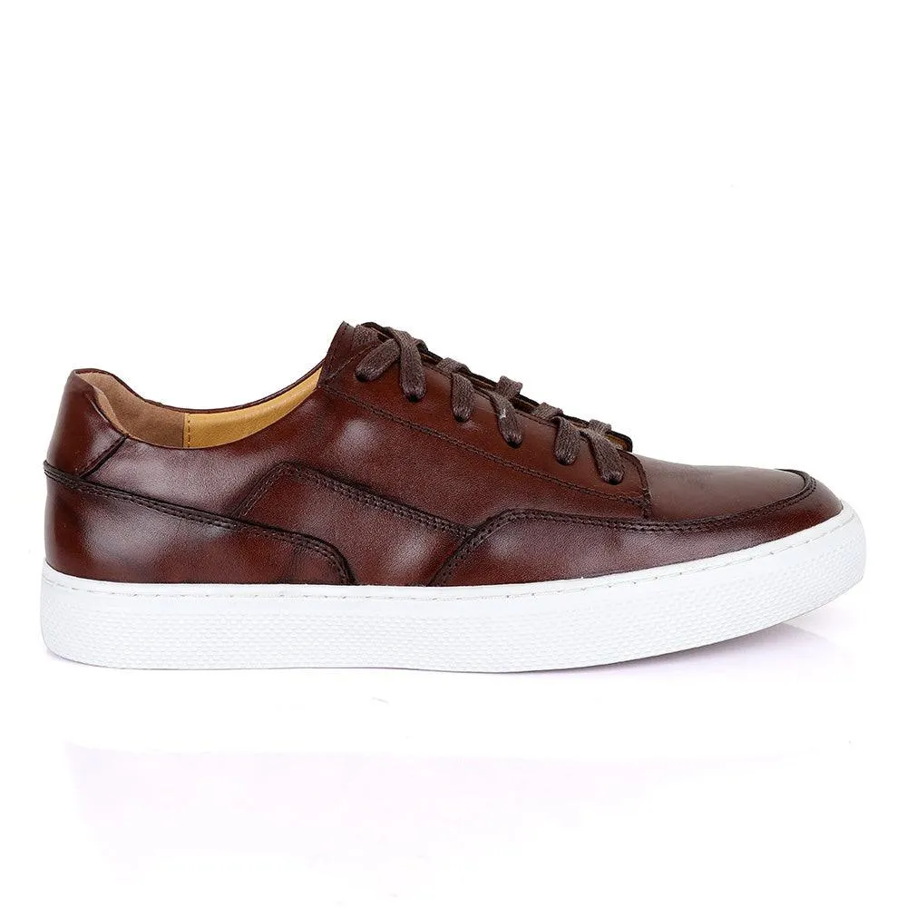 Terry Taylors Cooperate Oxford Brown Sneaker Shoe