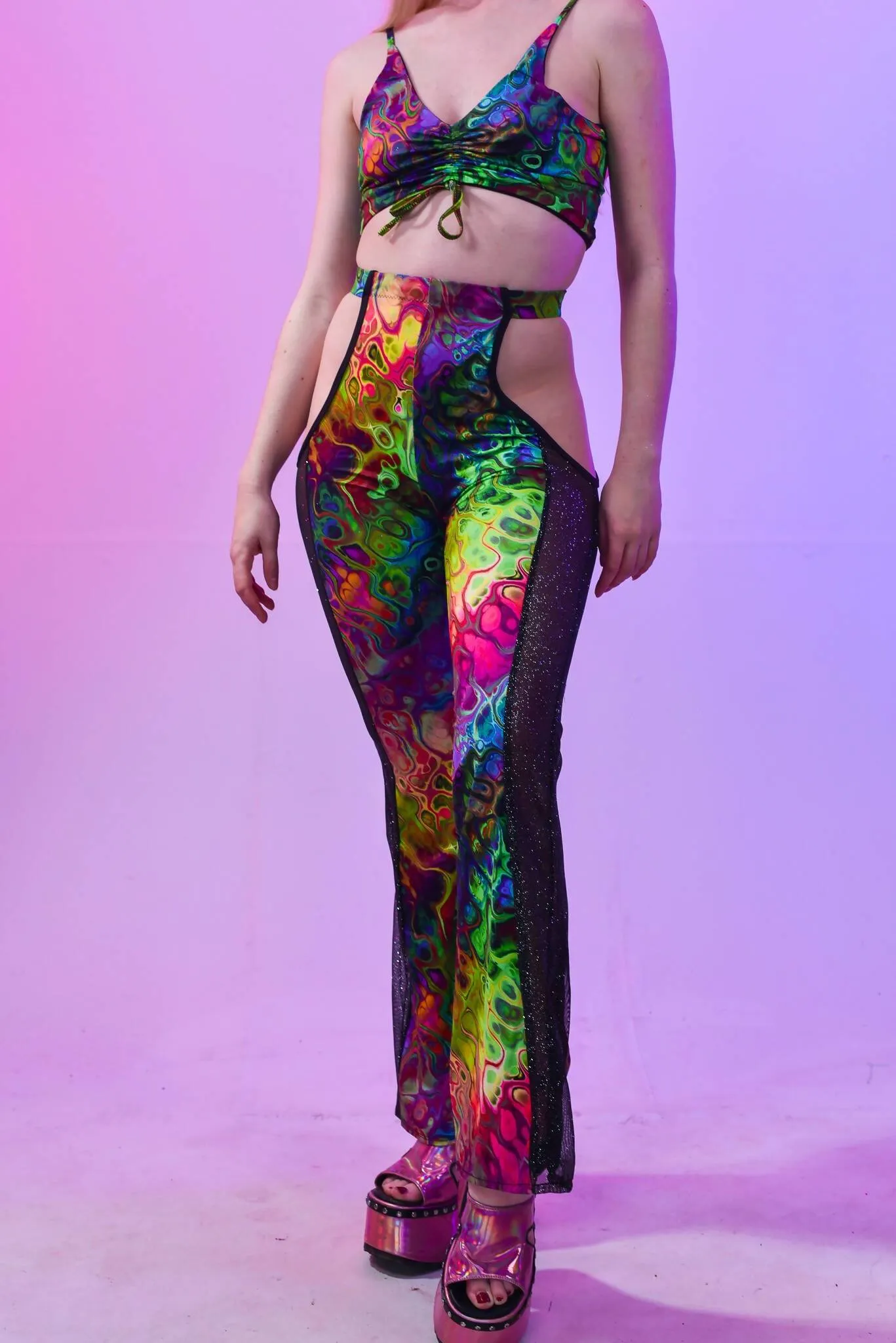 Trippy cut out Flares