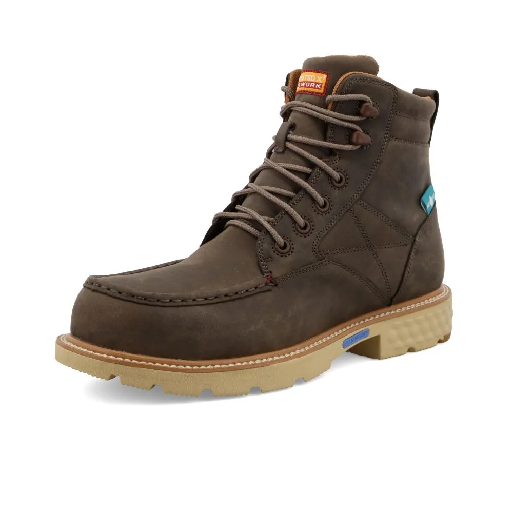 'Twisted X' Men's 6" CellStretch EH WP Comp Toe Boot - Shitake