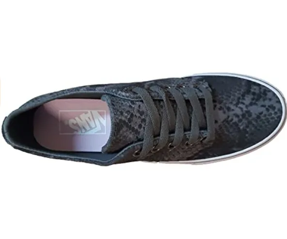 Vans scarpa sneakers da donna Camden Stripe serpente VN000ZSOK45 grigio scuro