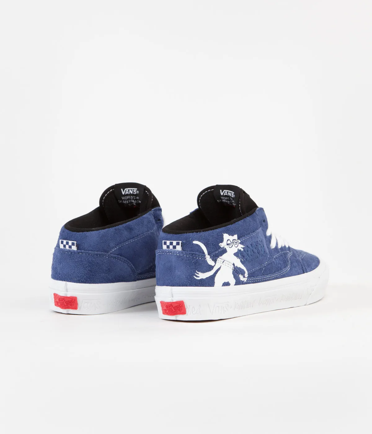 Vans Skate Half Cab '92 VCU Shoes - (Krooked By Natas For Ray) Blue