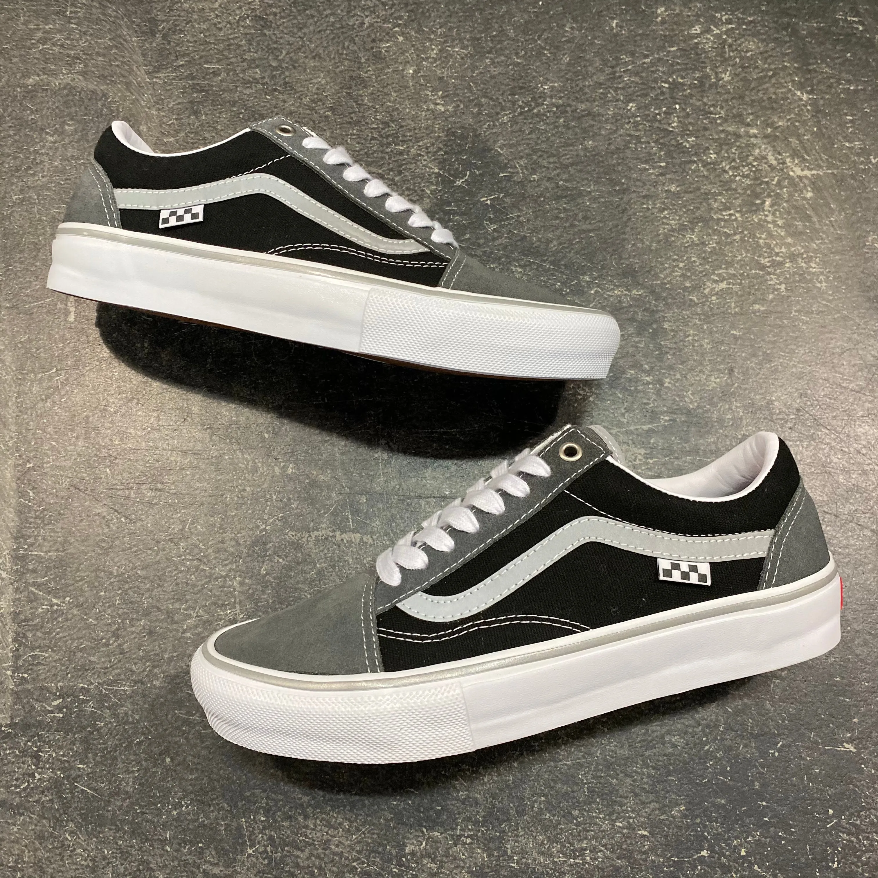 Vans Skate Old Skool Reflective Black/Grey SALE