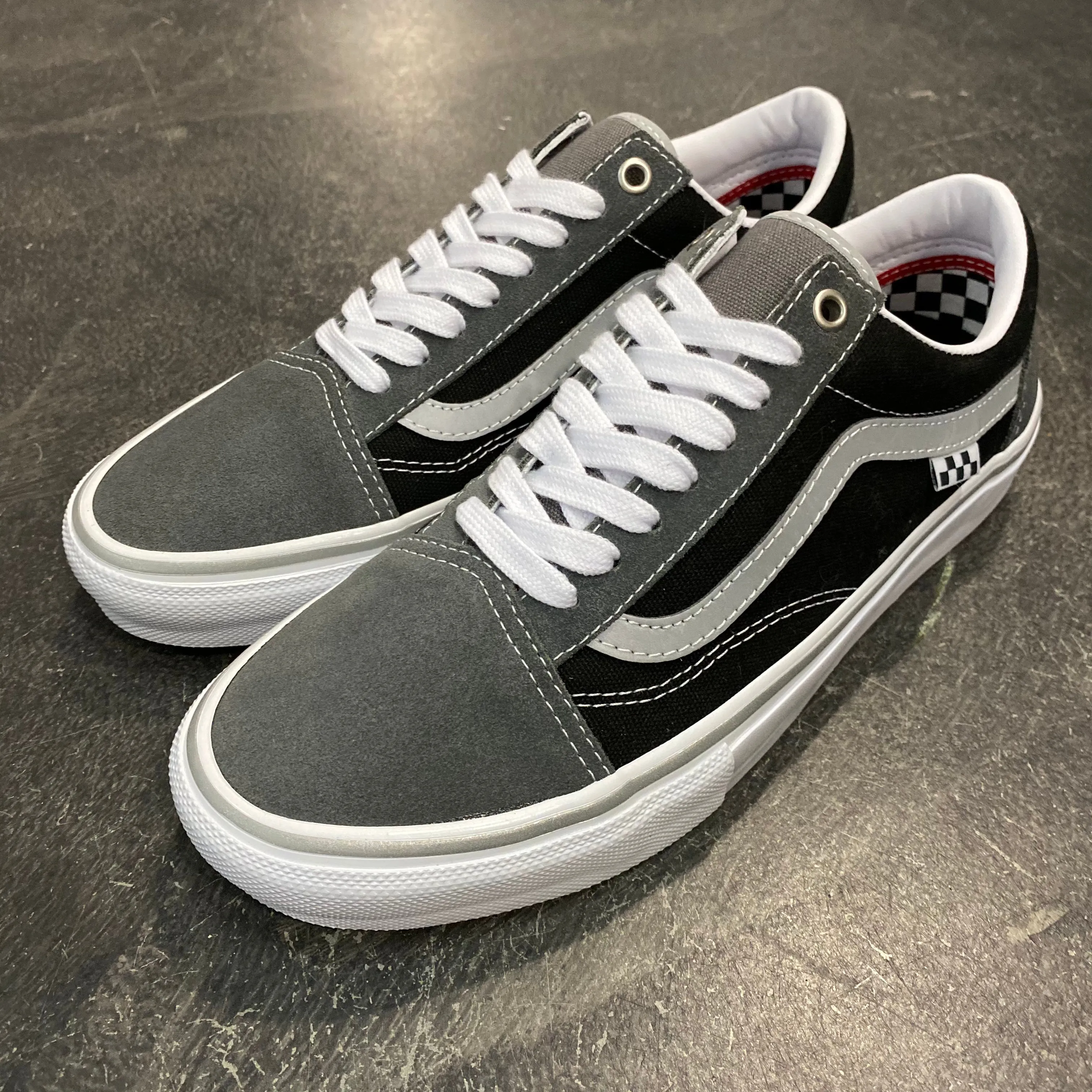 Vans Skate Old Skool Reflective Black/Grey SALE