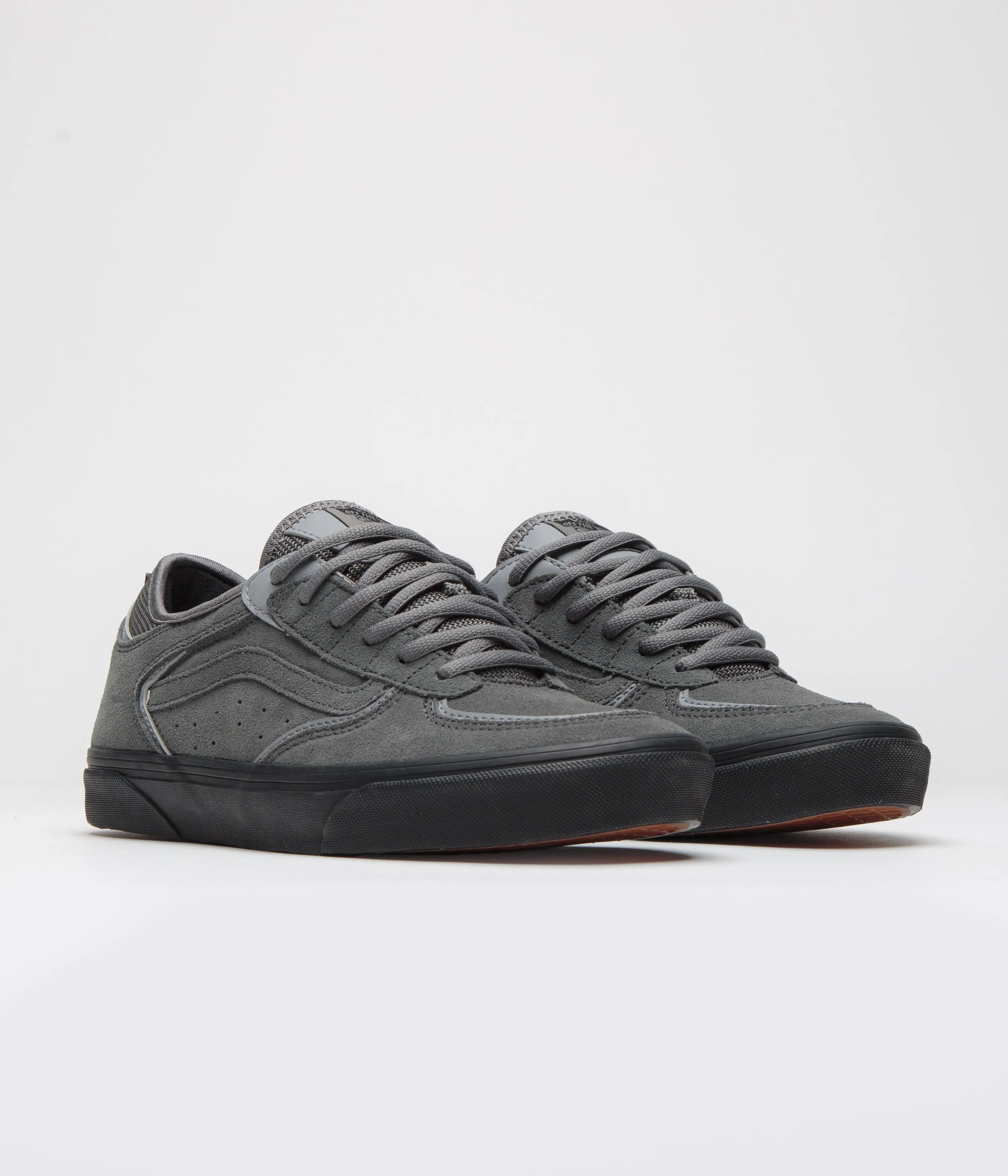 Vans Skate Rowley Shoes - Suede Charcoal / Black