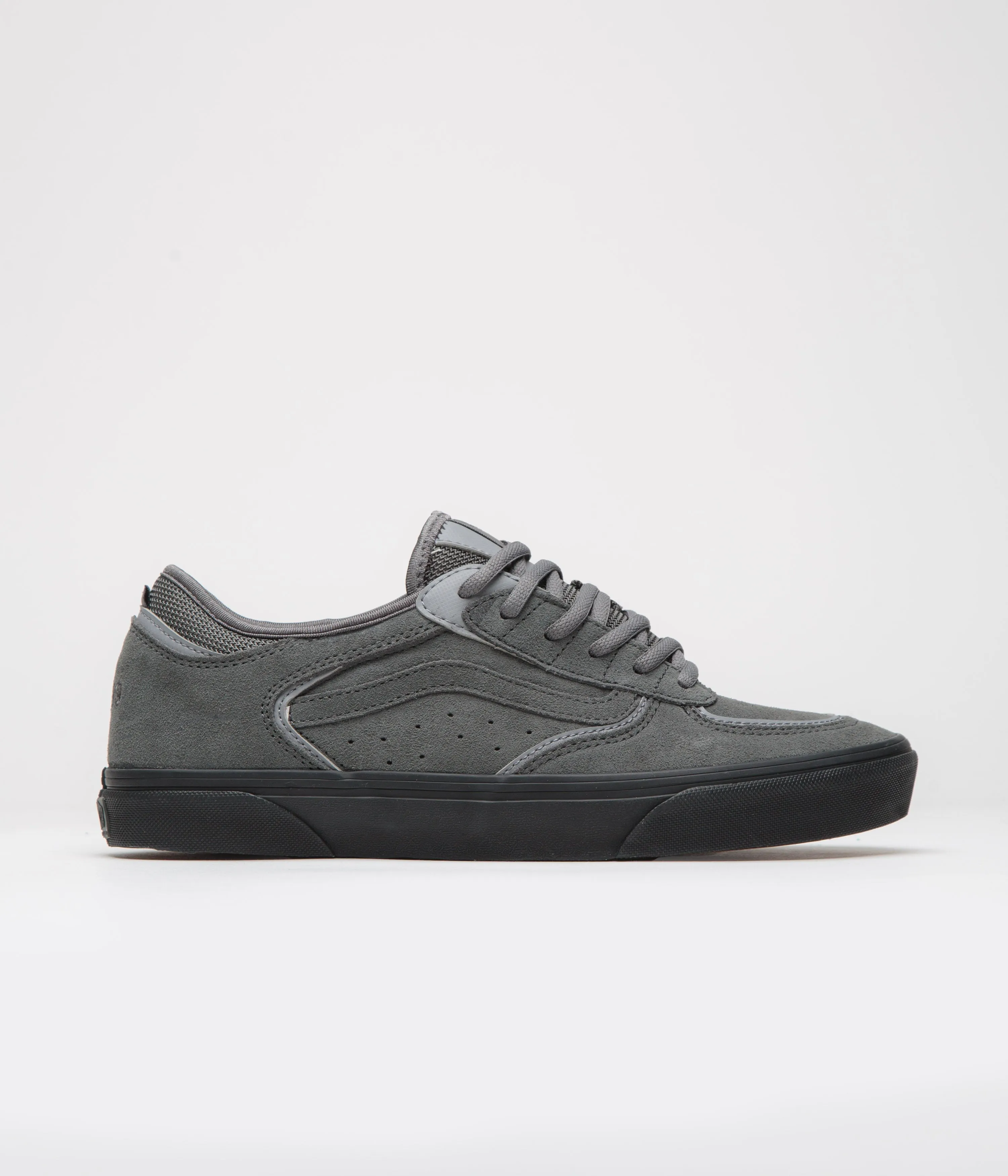 Vans Skate Rowley Shoes - Suede Charcoal / Black