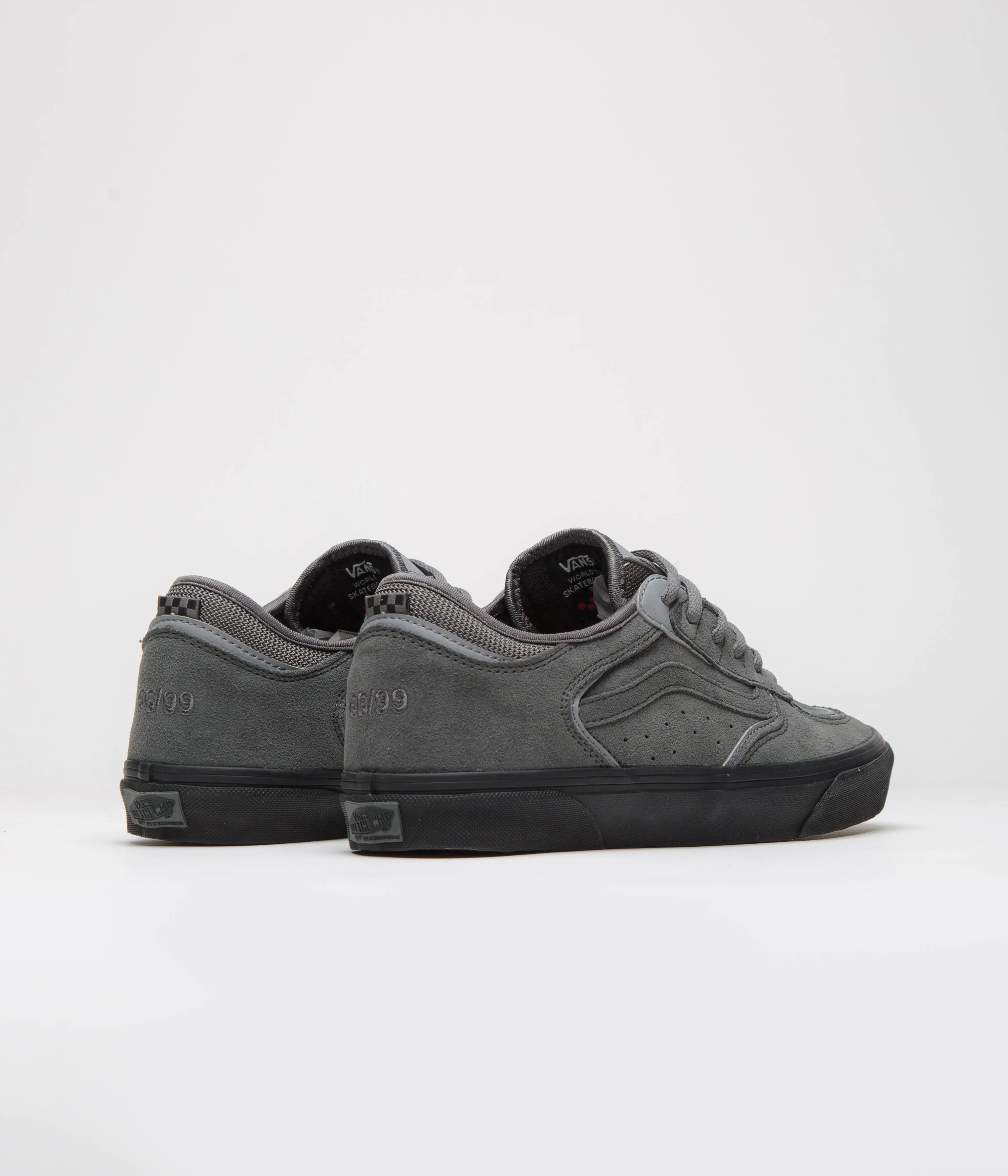 Vans Skate Rowley Shoes - Suede Charcoal / Black