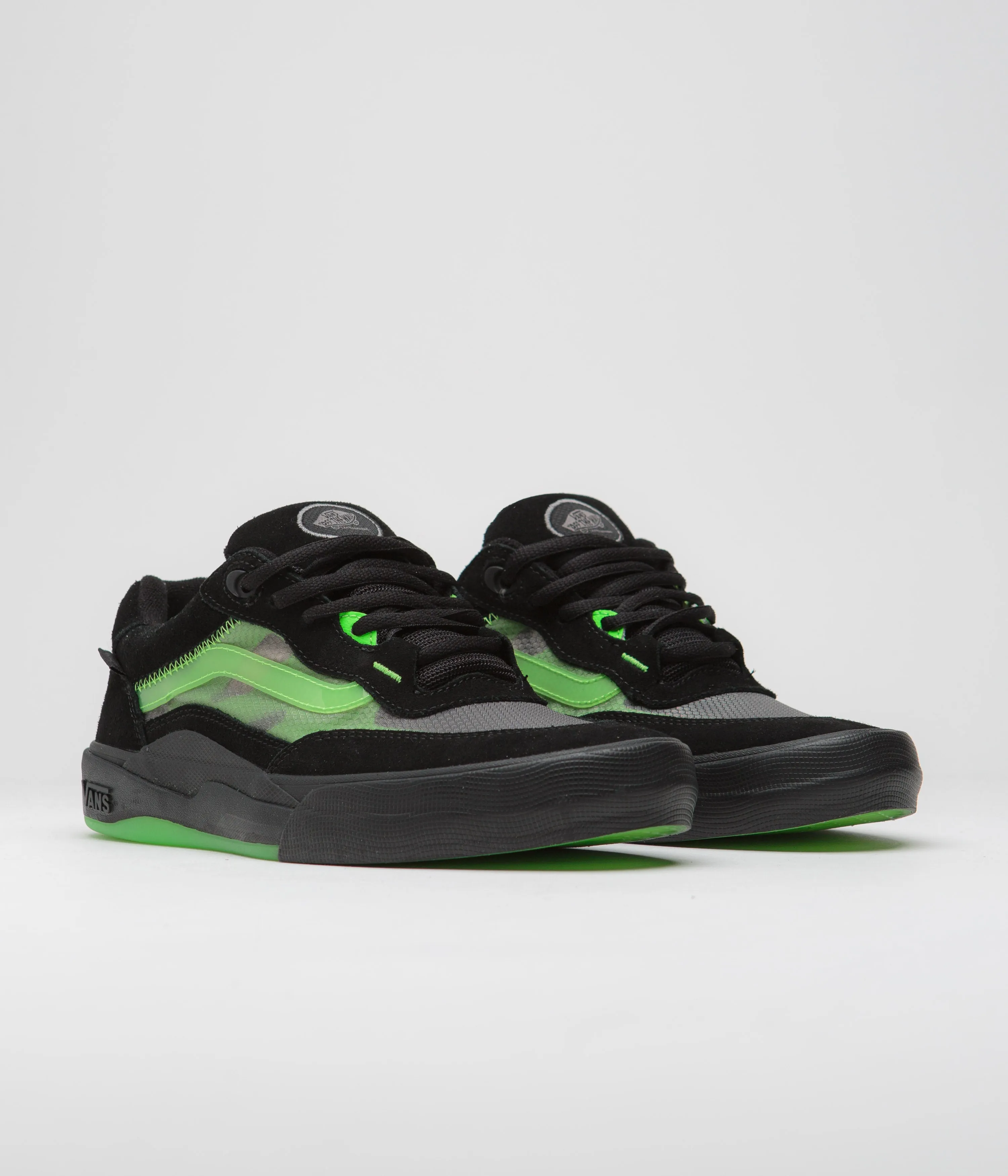 Vans Wayvee Shoes - Glow Skulls Green / Black