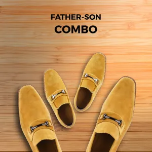 Welkar & Rachal Father Son Yellow Combination Shoes