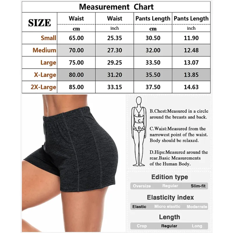 Women's 2 Pack Seamless High Waist Workout Yoga Shorts