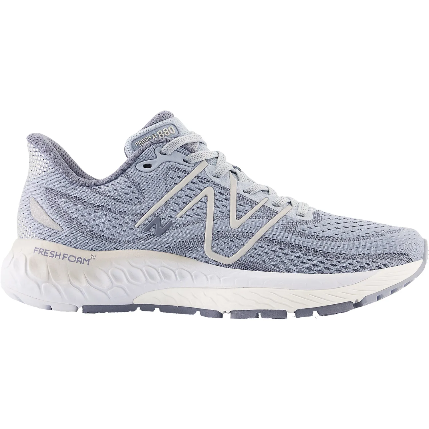 Women's New Balance W880G13 Fresh Foam X Light Arctic Grey/Arctic Grey/Light Silver Mesh