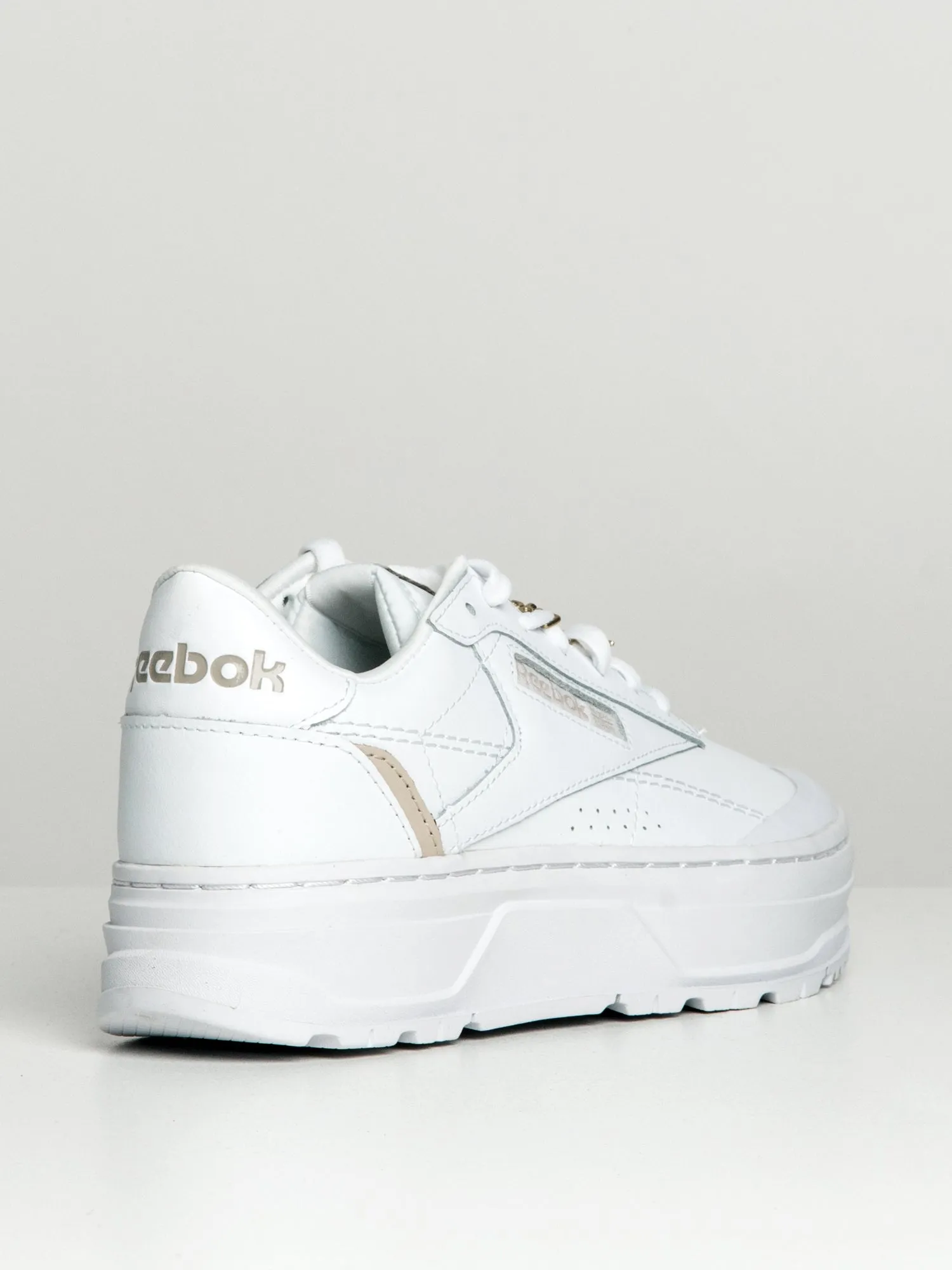 WOMENS REEBOK CLUB C DOUBLE GEO SNEAKERS - CLEARANCE