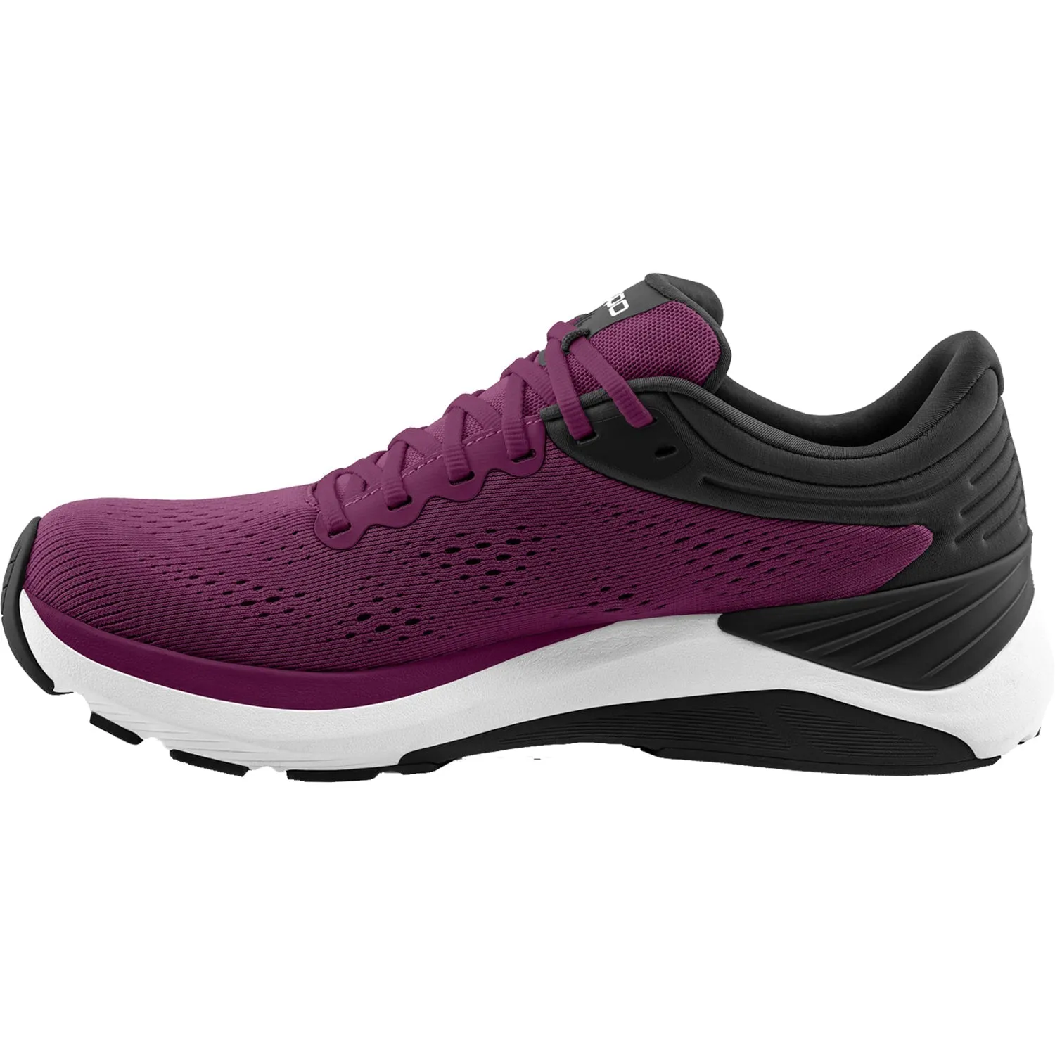 Women's Topo Ultrafly 4 Wine/Black Mesh