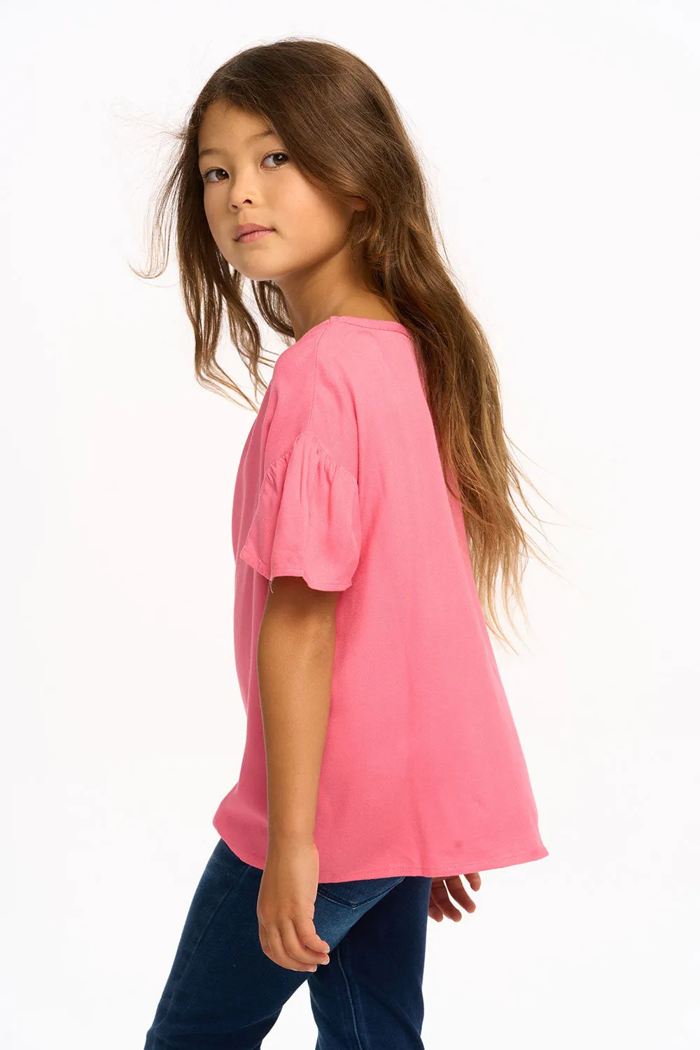 Wynn Short Sleeve Top - Pink Lemonade