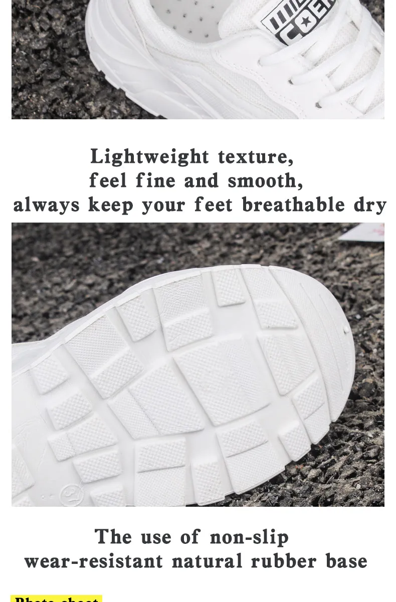 xiangtuibao Casual Shoes Women Chunky Sneakers Fashion Dad Shoes For Women Spring Autumn White Black Shoes Chunky Sneaker Vulcanize Shoes