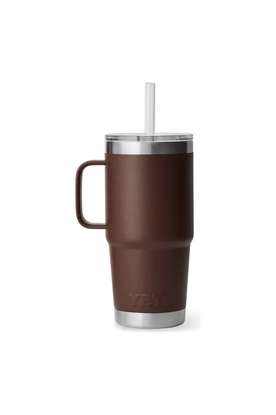 Yeti Rambler 25oz Straw Mug 2.0 Wetlands Brown