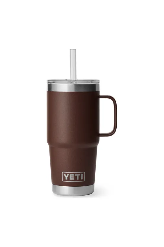 Yeti Rambler 25oz Straw Mug 2.0 Wetlands Brown